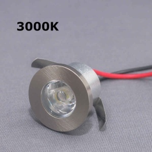 Led Zvezdano Nebo 1W 3000K Krug Mat Hrom Aura 2016212