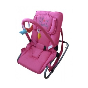 Ležaljka za bebe Daddy roza Puerri A004211