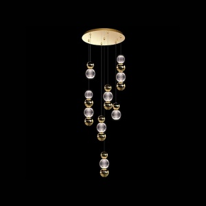 Luster Led Diamond 28W 3000K Elmark 955DIAMOND2830PGD