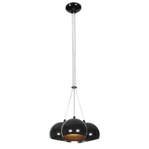 Luster Pearl 3XE27 black Elmark 955PEARL3/BL