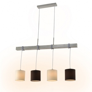 Luster Vesta 435 4xE27 bela crna 201252