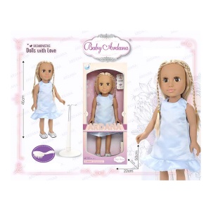 Lutka Ardana 45cm plava haljina 841139