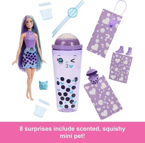 Lutka Barbi sa iznenađenjem Barbie Pop Reveal Bubble Tea Taro Milk 191253 - Img 3