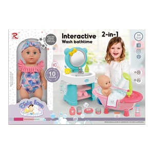 Lutka beba 35cm u kupatilu ITTL 173245