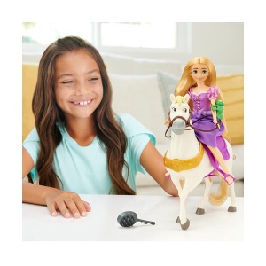 Lutka Zlatokosa sa konjem Maksimusom Disney 120468 - Img 4