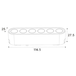 Magnetna šinska led lampa 145-59525 6W 3CCT ultra tanka Eurolamp 14740 - Img 2