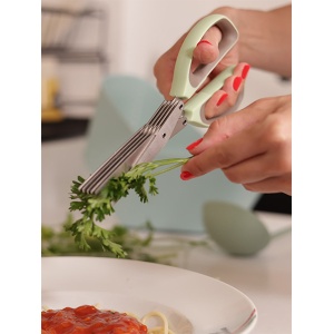 Makaze za začinsko bilje Texell Herb THS-259 sa zaštitnom futrolom 22cm - Img 2