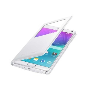 Maska sa preklopom i prozorom Note 4 SAMSUNG bela EF-CN910-FTE