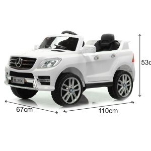 Mercedes Benz na daljinski akumulator 12 V beli BBO JL-ML350WHITE - Img 3
