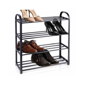 Metalna polica za cipele 4 nivoa 49,5x18,5x56,5cm Vilde 569732