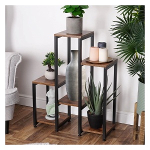 Metalni stalak za cveće 5 nivoa 62x24x80cm Vilde 569819 - Img 2