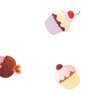 Mušema Cupcakes, 160x140, GEKKOFIX 16703