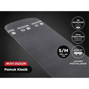 Navlaka za dasku za peglanje Classic S/M crna - Img 3