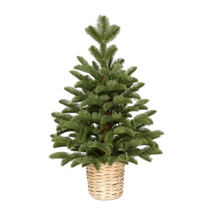 Novogodišnja jelka zelena u korpi 90cm 250311
