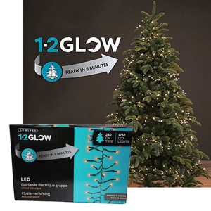 Novogodišnja rasveta Led decor lampica za jelku visine 240m Hladno bela 49593800