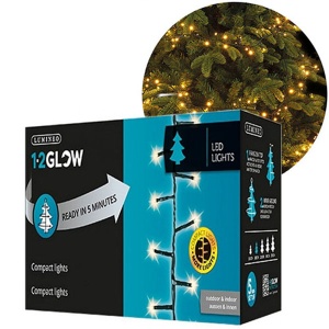Novogodišnja rasveta Led dekor lampica za jelku visine 150cm Toplo bela 495939