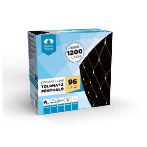Novogodišnja rasveta svetleća mreža 96 led 2x1m Crystalline KAT 401