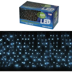 Novogodišnje LED lampice zavesa 100 kom 10 52-180000 - Img 2