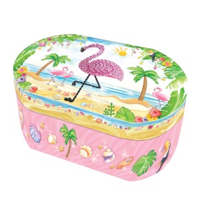 Ovalna muzička kutija za nakit Flamingo 1039790 - Img 2