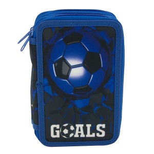 Pernica Puna 3 Zipa P3Zp2571 Football 13x19,5x4,5cm plava
