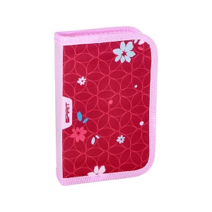 Pernica puna ABS Lilly 1-zip 28 delova 13x4x19,5cm crvena roze