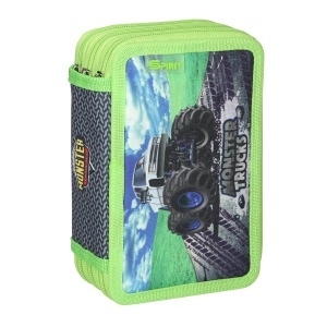 Pernica Spirit Monster Truck zelena 3 zipa puna TTS 406038 - Img 1