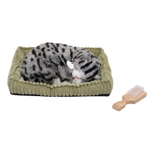 Plišana dekoracija mačka PP-Gray-Tabby