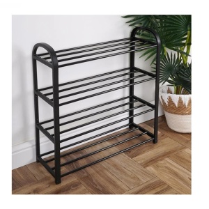 Polica za obuću 3 nivoa 63x28x60cm metal Vilde 569979 - Img 2