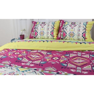 Posteljina od štampanog šifona 200x200cm 154-1239