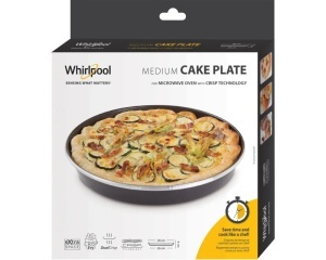 Posuda za kolače za mikrotalasnu rernu Whirlpool WPro AVM280 28cm crna - Img 3