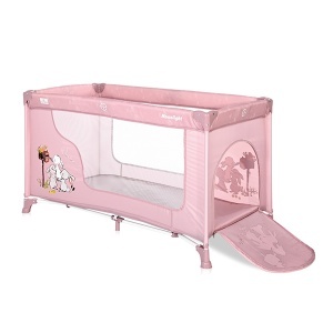 Prenosivi krevetac Moonlight 1nivo Rose Rabbits Lorelli 10080392153 - Img 3