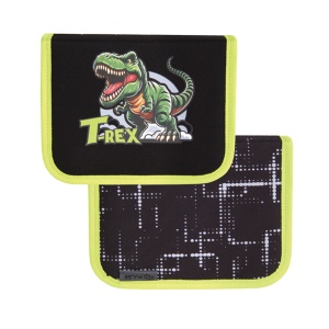 Puna dvodelna pernica Pulse T-Rex 20x13x4cm