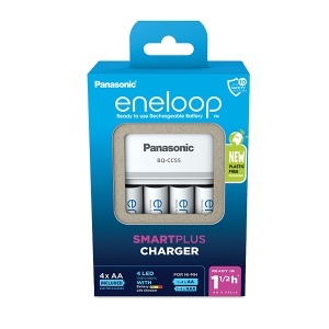 Punjač za baterije sa 4 baterije eneloop AA Panasonic 23006 - Img 2