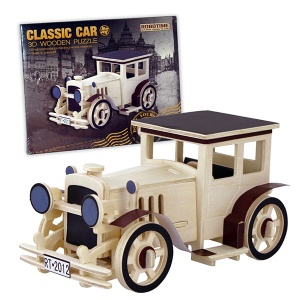 Puzzle 3D drvene puzzle klasični auto 64-711000