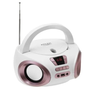 Radio prenosivi CD Boombox beli Adler AD1181W