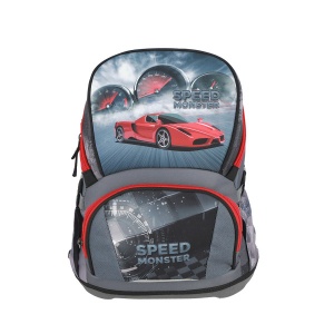 Ranac Spirit Air Light Speed Monster 24 29x15x40cm siva crvena - Img 2