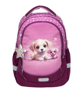 Ranac za školu Belmil Leisure plus 338-87 Puppy Love 28x19x36cm