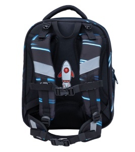 Ranac za školu Belmil Sturdy 338-82 Midnight race-cyber 35x19x38cm - Img 3