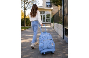 Ranac za školu sa točkićima Olivia sky blue Pepe Jeans 60.829.42 - Img 14