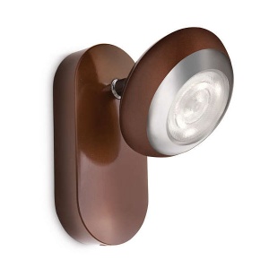 Reflektor Sepia single spot braon Philips 57170/44/16