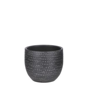Saksija Carrie 14cm crna 040417