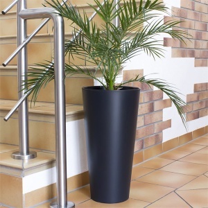 Saksija Tubus Slim 25x48cm Antracit Prosperplast PR DTUS250-S433 - Img 2