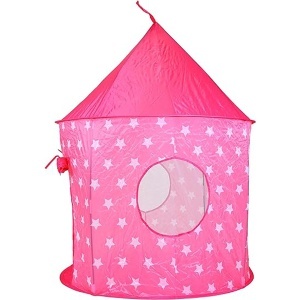 Šator za decu 105 x 135 cm sa zvezdicama belo-roze Knorr 555428 - Img 2