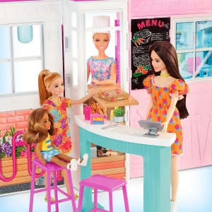Set Barbie restoran sa dodacima Cook n Grill Mattel 055333 - Img 2
