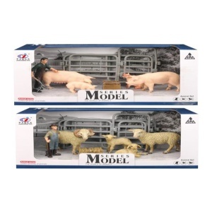 Set domaće životinje 4kom i farmer 725811
