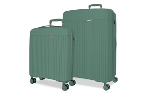 Set kofera 2/1 Movom New Trendy ABS 55/68cm zelena