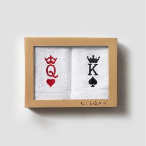 Set peškira Duet King and Queen 50x100cm 400gsm - Img 2