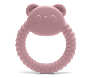 Silikonska Glodalica za Bebe Panda Roze Lorelli Natural 10210870002