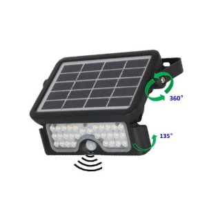 Solarna LED svetiljka LD-SFL 5W crna 34.5657 - Img 2