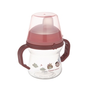 Šolja Sa Silikonskim Kljunom 150ml Roze Canpol Babies Bonjour Paris 56/612_pin